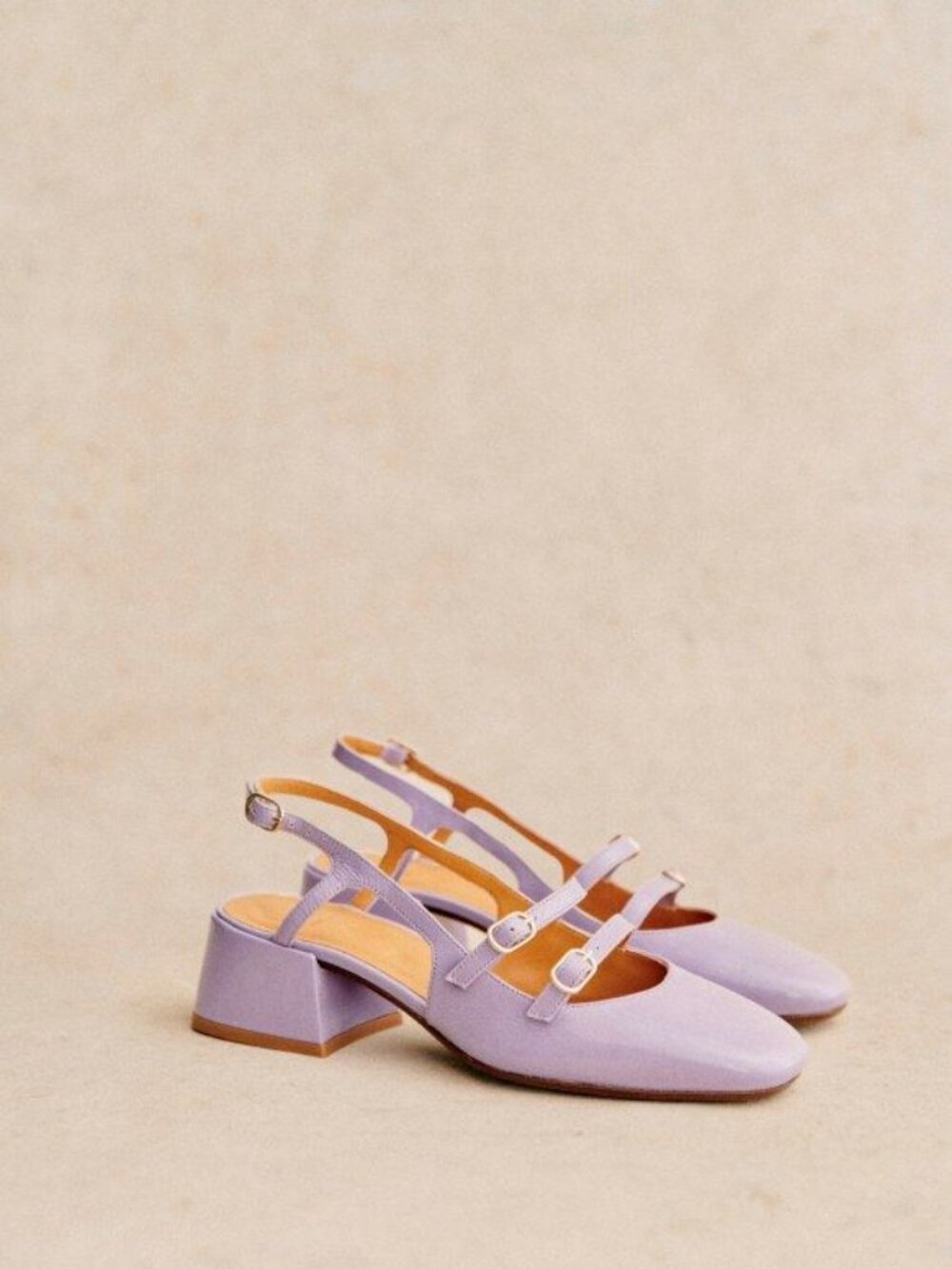 Sezane Paula Babies, Patent Lilac, 36/6, BNWT. - Picture 2 of 11